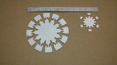 Small Water Jet Parts vs 6 scale